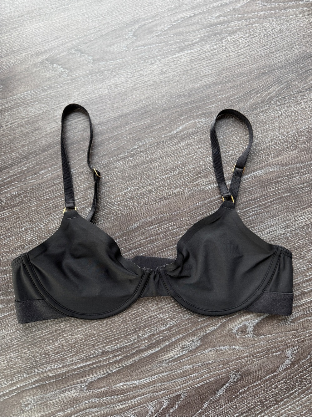 Pepper Unlined Black Sheer Bra size 32A